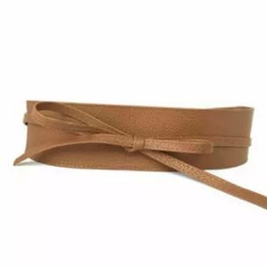 ***BROWN WRAP BELT***